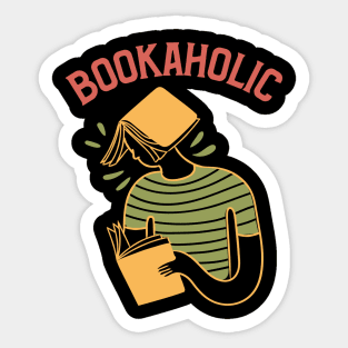 Bookaholic - Book Lover's Exclusive Design Sticker